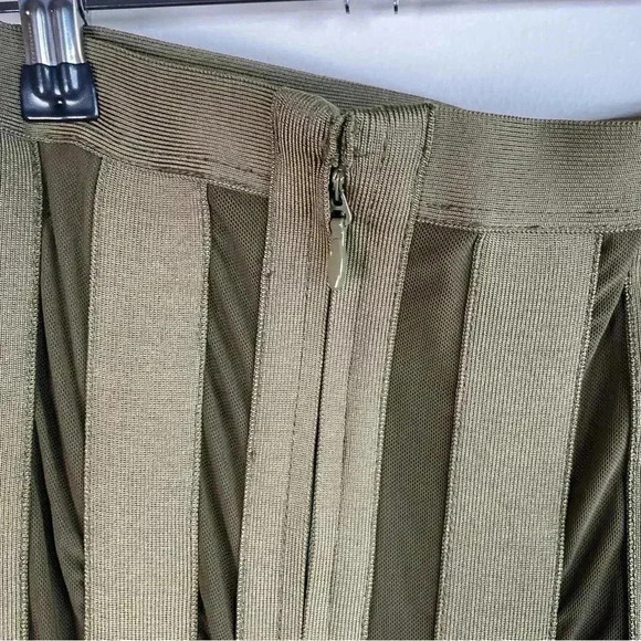 House of CB Olive Khaki Bandage Pencil Skirt - Picture 7 of 9